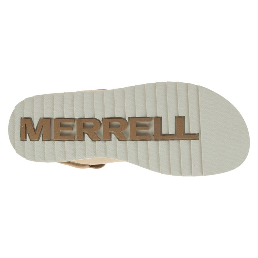 Sandales Merrell Juno Buckle Backstrap Beige Femme | H.K.UIJY